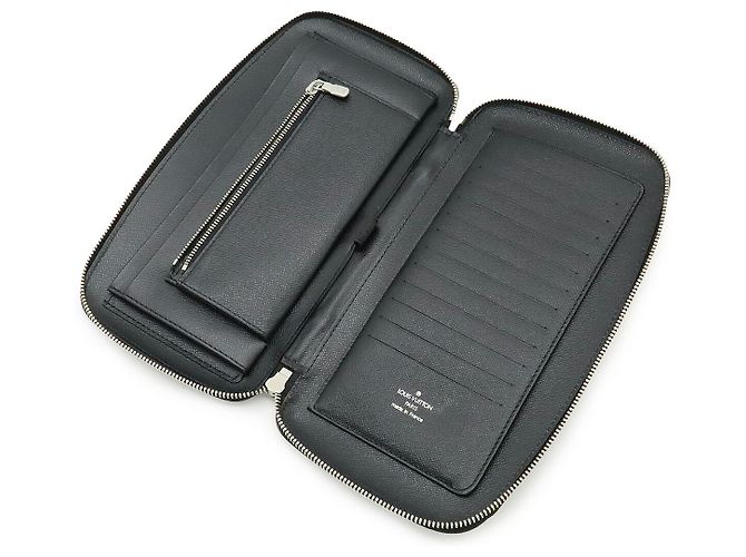 Organizer da viaggio in pelle Taiga Louis Vuitton Nero - vista 6