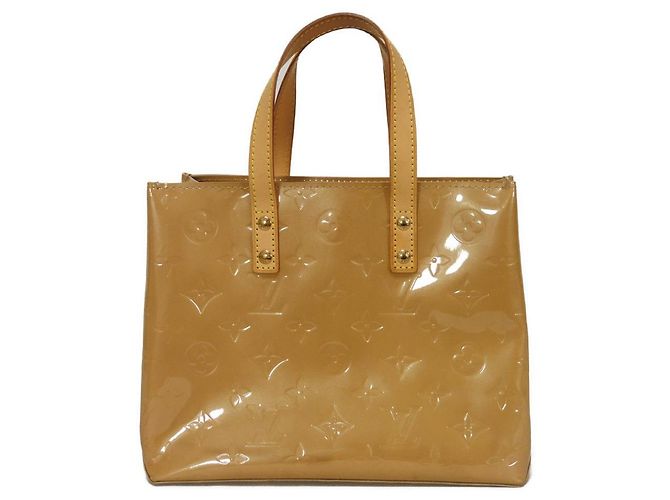 Reade PM Monogram Lackleder Tote Bag von Louis Vuitton Braun Beige - Ansicht 4