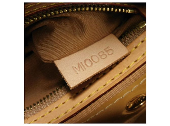 Reade PM Monogram Lackleder Tote Bag von Louis Vuitton Braun Beige - Ansicht 7