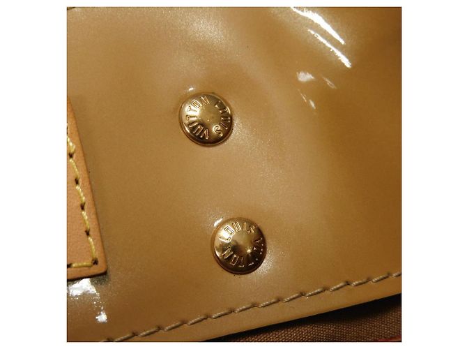 Reade PM Monogram Lackleder Tote Bag von Louis Vuitton Braun Beige - Ansicht 8
