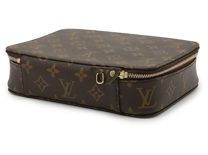 Custodia per gioielli Monogram Poche Monte Carlo Louis Vuitton Marrone - vista 2