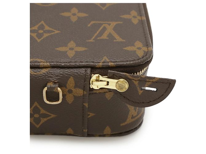 Custodia per gioielli Monogram Poche Monte Carlo Louis Vuitton Marrone - vista 4