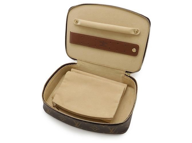 Custodia per gioielli Monogram Poche Monte Carlo Louis Vuitton Marrone - vista 5