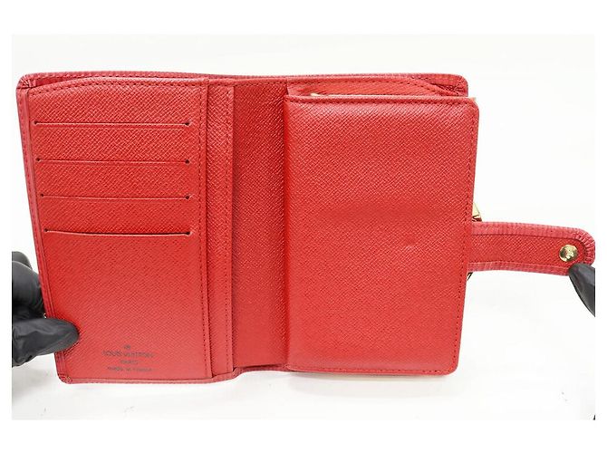 Portafoglio Viennois Epi Louis Vuitton Rosso - vista 3