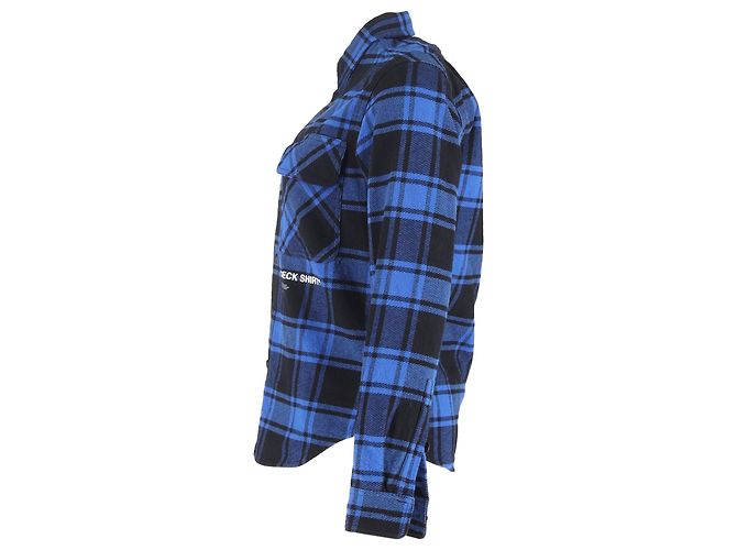 Off White Camicia a maniche lunghe a quadri Off-White in cotone blu - vista 2