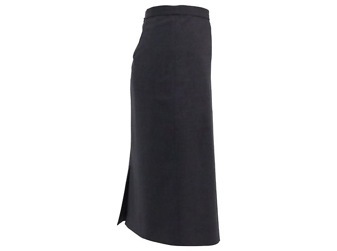 Theory Pencil Skirt in Grey Wool - view 2
