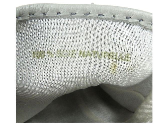 H Motif Lederhandschuhe von Hermès Grau - Ansicht 5
