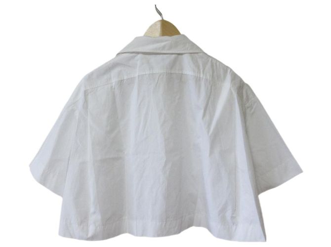 Autre Marque Blusa Cropped Patou Branco - vista 2