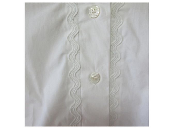 Autre Marque Blusa Cropped Patou Branco - vista 3