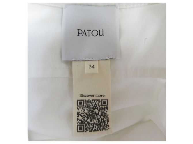 Autre Marque Blusa Cropped Patou Branco - vista 4