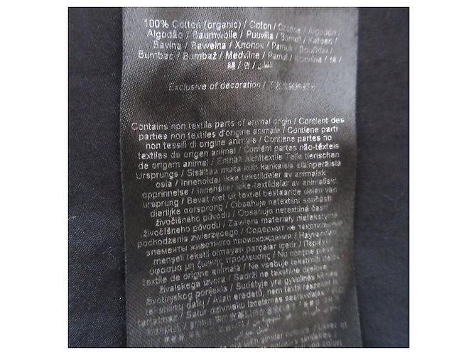 Autre Marque Camisa de algodón bordada Karl Lagerfeld Negro - vista 12