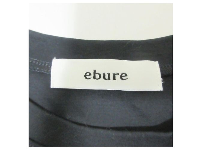Autre Marque Langes Kleid mit Raffung am Rücken ebure Schwarz - Ansicht 3