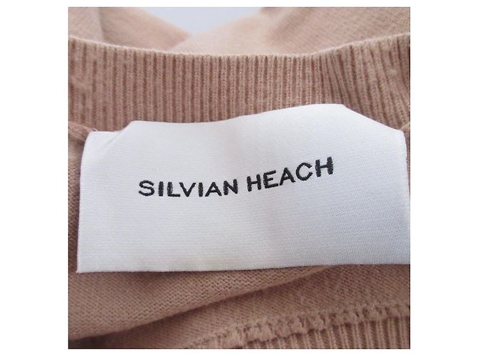 Autre Marque Strickpullover Combo Dolman SILVIAN HEACH Weiß Beige - Ansicht 10