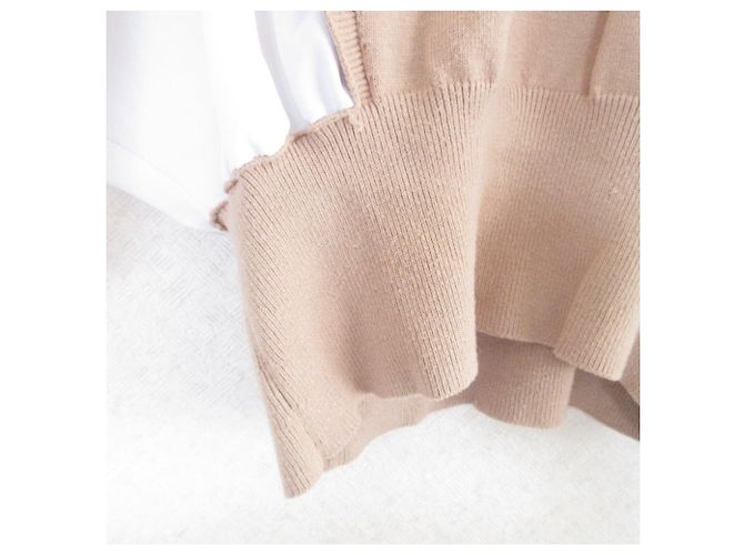 Autre Marque Strickpullover Combo Dolman SILVIAN HEACH Weiß Beige - Ansicht 5