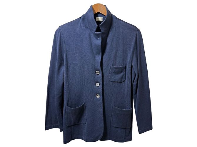 Autre Marque Chaqueta de Punto a Medida Agnona Azul Azul marino - vista 2
