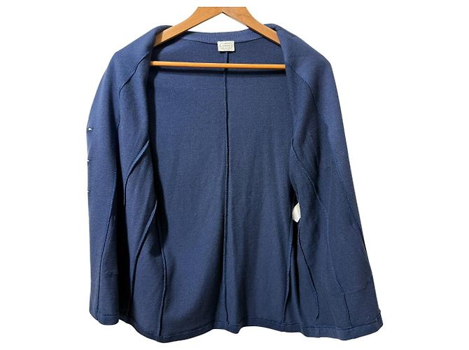Autre Marque Chaqueta de Punto a Medida Agnona Azul Azul marino - vista 4