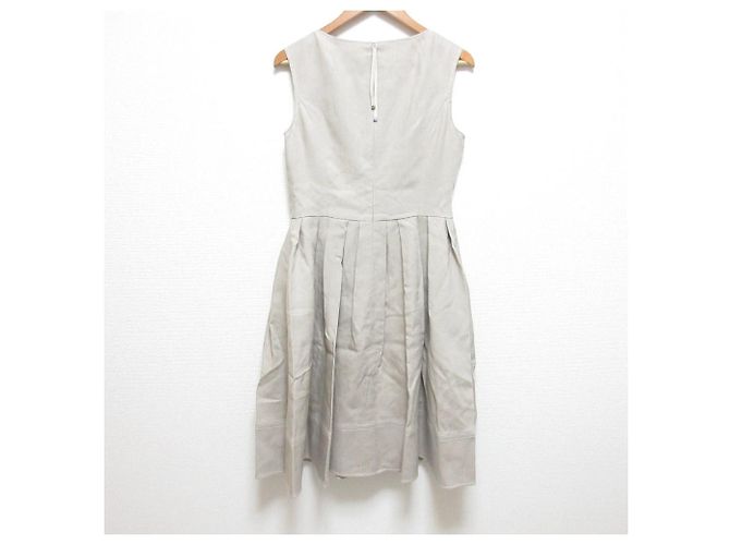 Autre Marque Rene Leinenkleid Beige - Ansicht 2