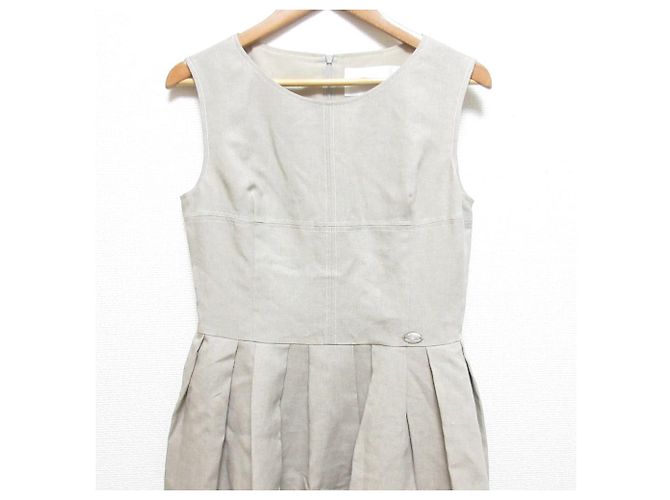 Autre Marque Rene Leinenkleid Beige - Ansicht 3