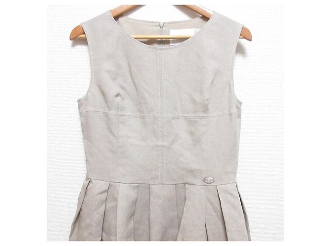 Autre Marque Rene Leinenkleid Beige - Ansicht 4