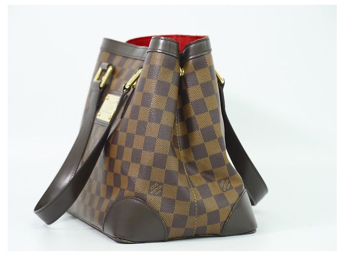 Louis Vuitton Hampstead Handtasche Damier PM Braun - Ansicht 3