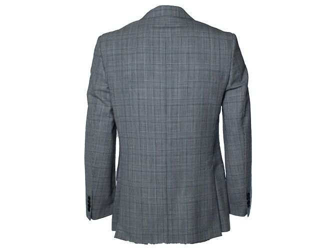 Autre Marque Kingsman Blazer, Prinz von Wales Blau Grau - Ansicht 4