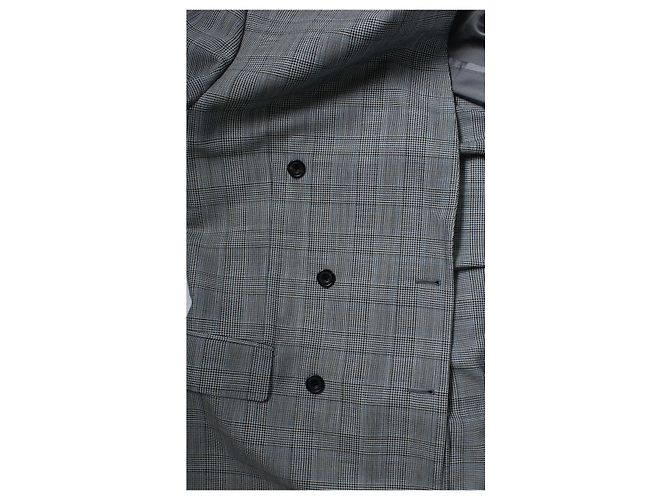 Autre Marque Kingsman Blazer, Prinz von Wales Blau Grau - Ansicht 6