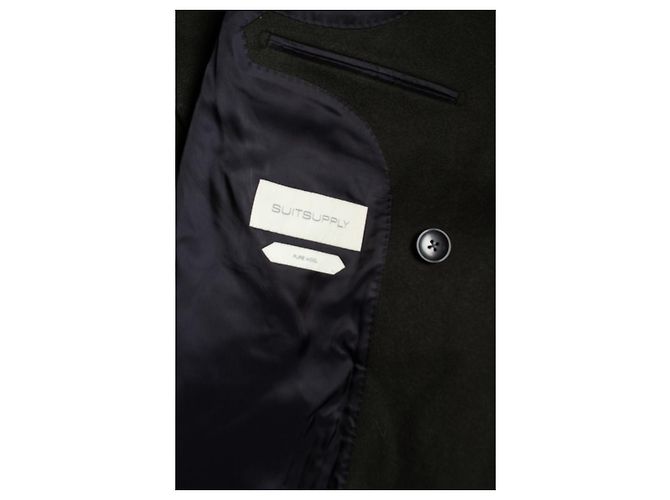 Autre Marque Suitsupply, Lavello Mantel aus Kamelhaar Grün - Ansicht 6