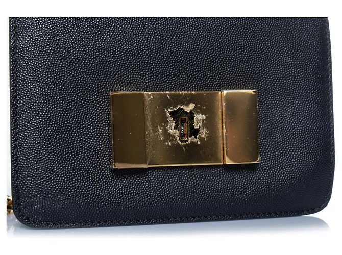 Borsa Sienna in pelle nera grana di Tom Ford Nero - vista 9