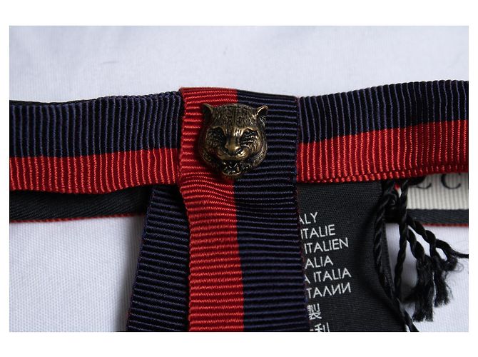 Gucci, lazo de tigre Karal Roja Azul - vista 2