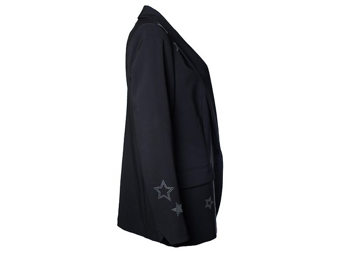 Joseph Ribkoff, schwarze Blazer mit Strass - Ansicht 4