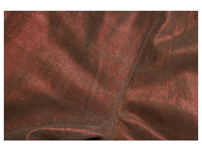 Autre Marque Pantalones de cuero metálico Lou Andrea - vista 6