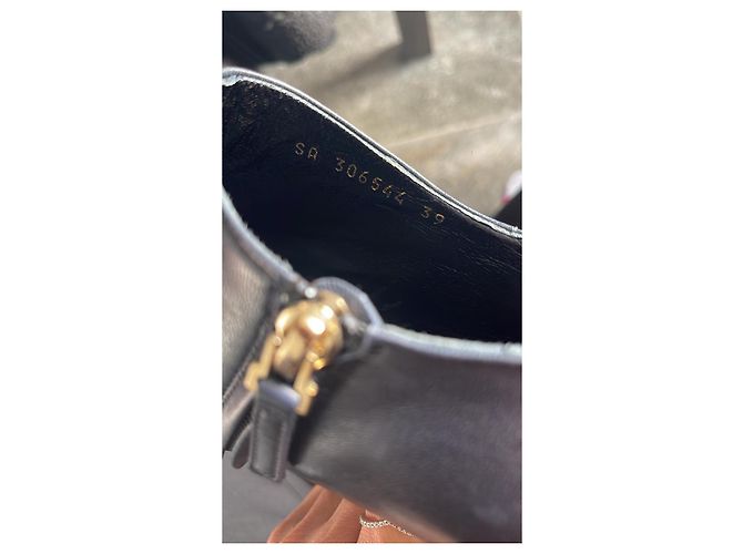 Yves Saint Laurent Stivaletti Tribute in blu Blu navy - vista 6