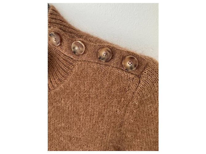 Vestido SéZane Kid Mohair Marrón Bronce Castaño - vista 3