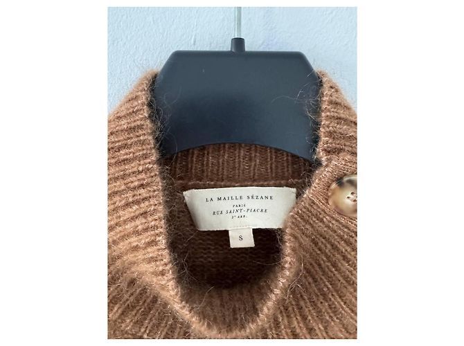 Vestido SéZane Kid Mohair Marrón Bronce Castaño - vista 4