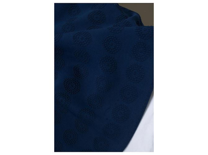 Alaïa Alaia, blue flared dress with pattern - view 6