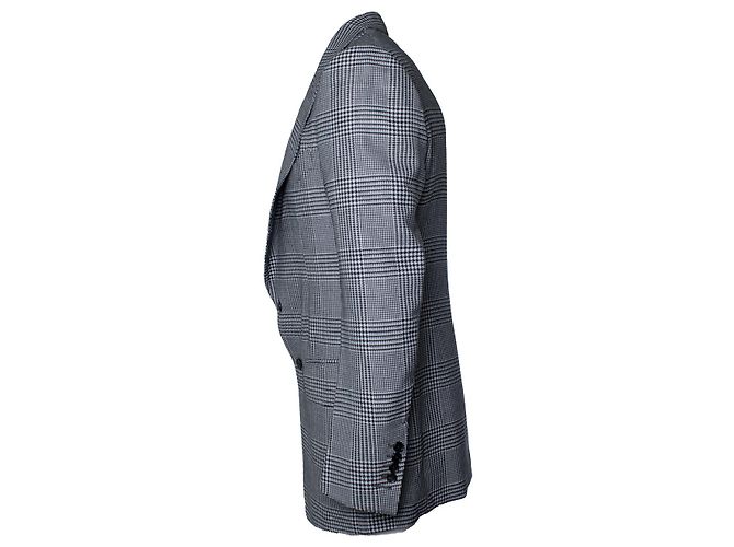 Tom Ford, Atticus Blazer Prinz der Wale Schwarz Weiß - Ansicht 2