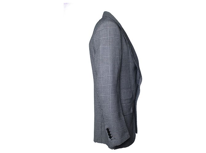 Tom Ford, Atticus Blazer Prinz der Wale Schwarz Weiß - Ansicht 4