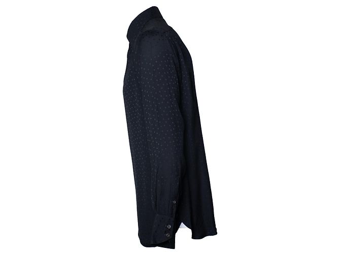 Camicia a pois nera Tom Ford Nero - vista 2