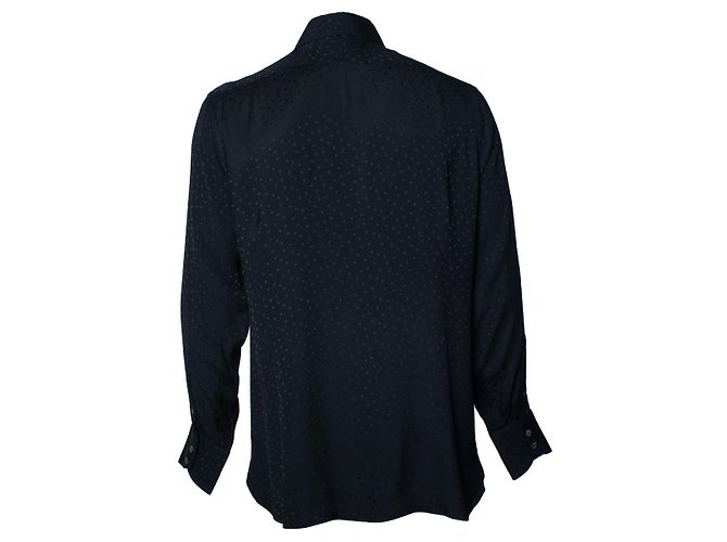 Camicia a pois nera Tom Ford Nero - vista 3