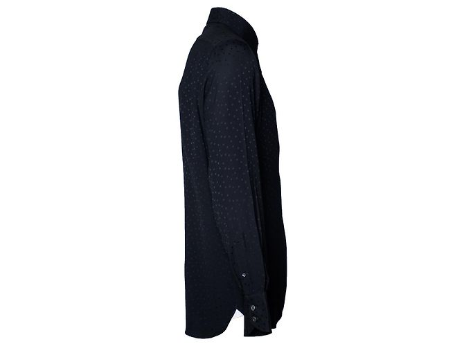 Camicia a pois nera Tom Ford Nero - vista 4
