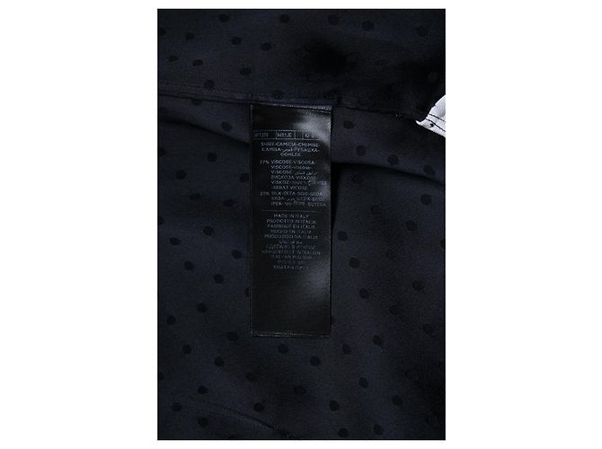 Camicia a pois nera Tom Ford Nero - vista 7