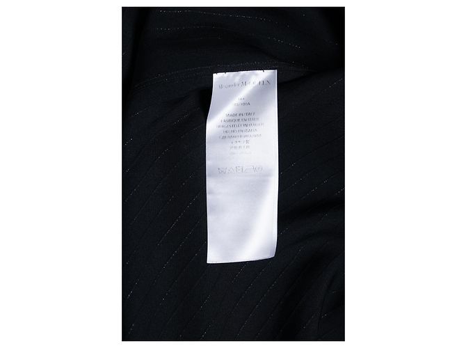 Camisa listrada de lurex preto Alexander McQueen - vista 5