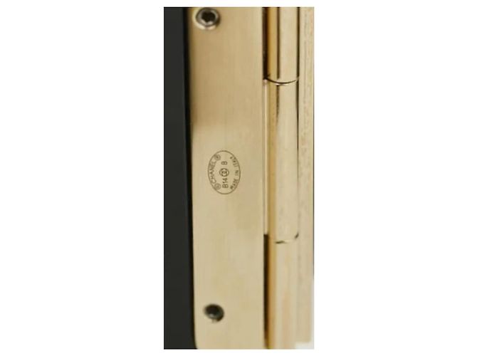 Bracciale largo in cristallo e perle CC 14B iconico di Chanel GHW Nero Bianco Gold hardware - vista 9