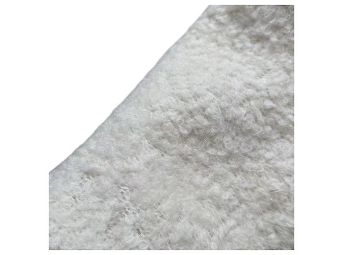 Totême toteme Boxy Bouclé-Strick Milch Weiß - Ansicht 3