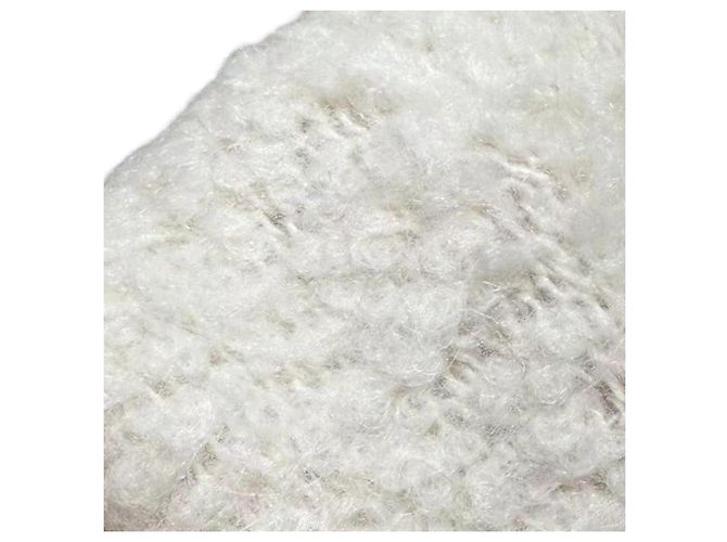 Totême toteme Boxy Bouclé-Strick Milch Weiß - Ansicht 8