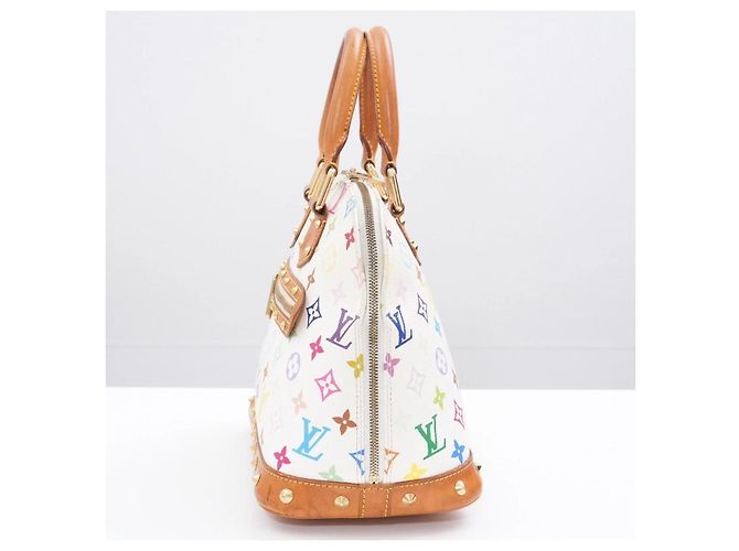 Louis Vuitton Alma Multicolor Murakami PM Weiß - Ansicht 13