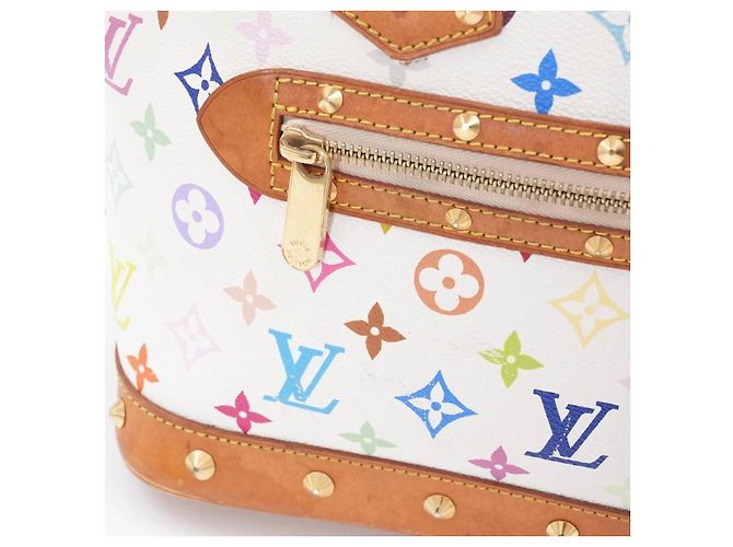 Louis Vuitton Alma Multicolor Murakami PM Weiß - Ansicht 4
