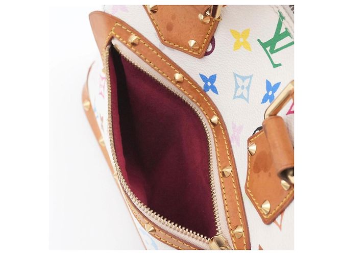Louis Vuitton Alma Multicolor Murakami PM Weiß - Ansicht 5
