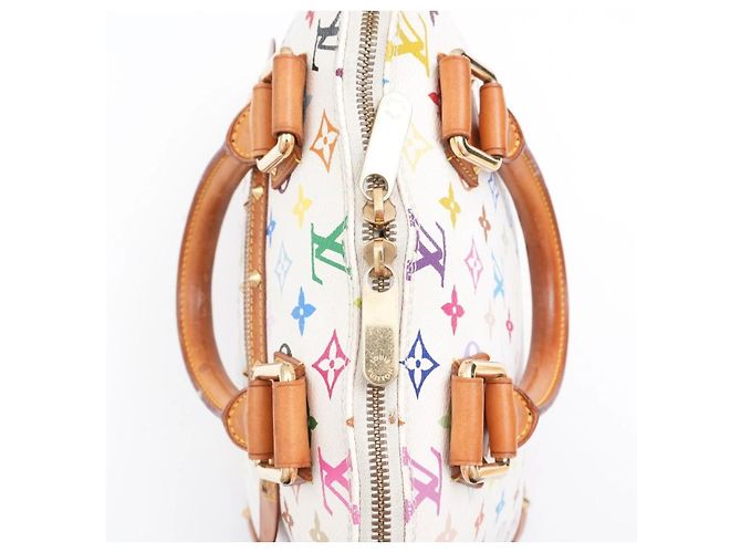 Louis Vuitton Alma Multicolor Murakami PM Weiß - Ansicht 8