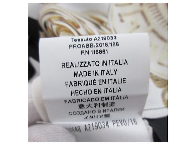 Blusa de seda de manga corta Gianni Versace Multicolor - vista 10